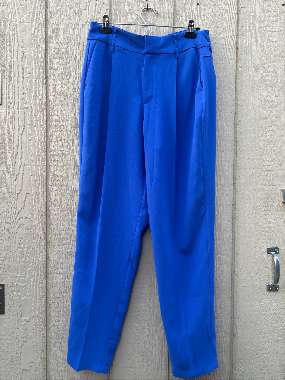 Women's Cobalt Blue Tailored Tapered Trousers - NWOT